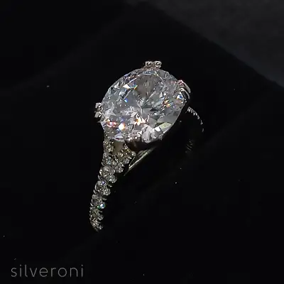 Stellar Spark Lab Grown Diamond Ring | Sustainable Elegance by Silveroni - 2