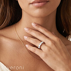 Victorian Luxe Lab Grown Diamond Vintage Ring | Sustainable Elegance by Silveroni - 2