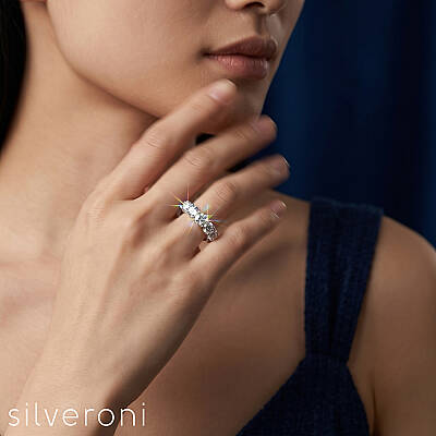 Victorian Luxe Lab Grown Diamond Vintage Ring | Sustainable Elegance by Silveroni - 5